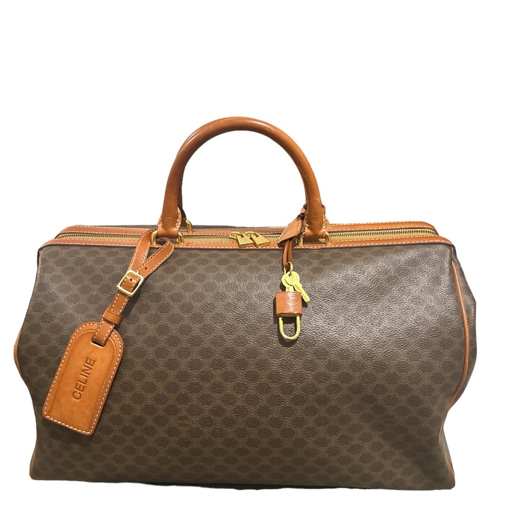 Celine Hand Bag Travel Unisex Monogram 40cm Vintage Preowned